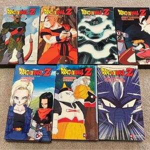 Vintage Dragon Ball Z VHS Tape Collection 2000 Lot Androids Invasion